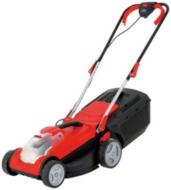 Grizzly Tools 24V Cordless Lawnmower with 34cm Cut.